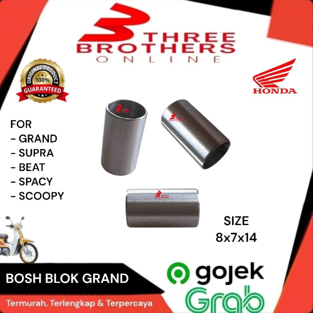 Bosh bushing pin dowel  blok block seher grand beat scoopy spacy supra x original