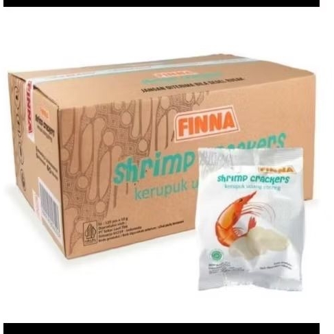 

Finna Kerupuk Udang 10gr | Finns Shrim crackers | Finna Garlic Crackers | Finna Krupuk Bawang