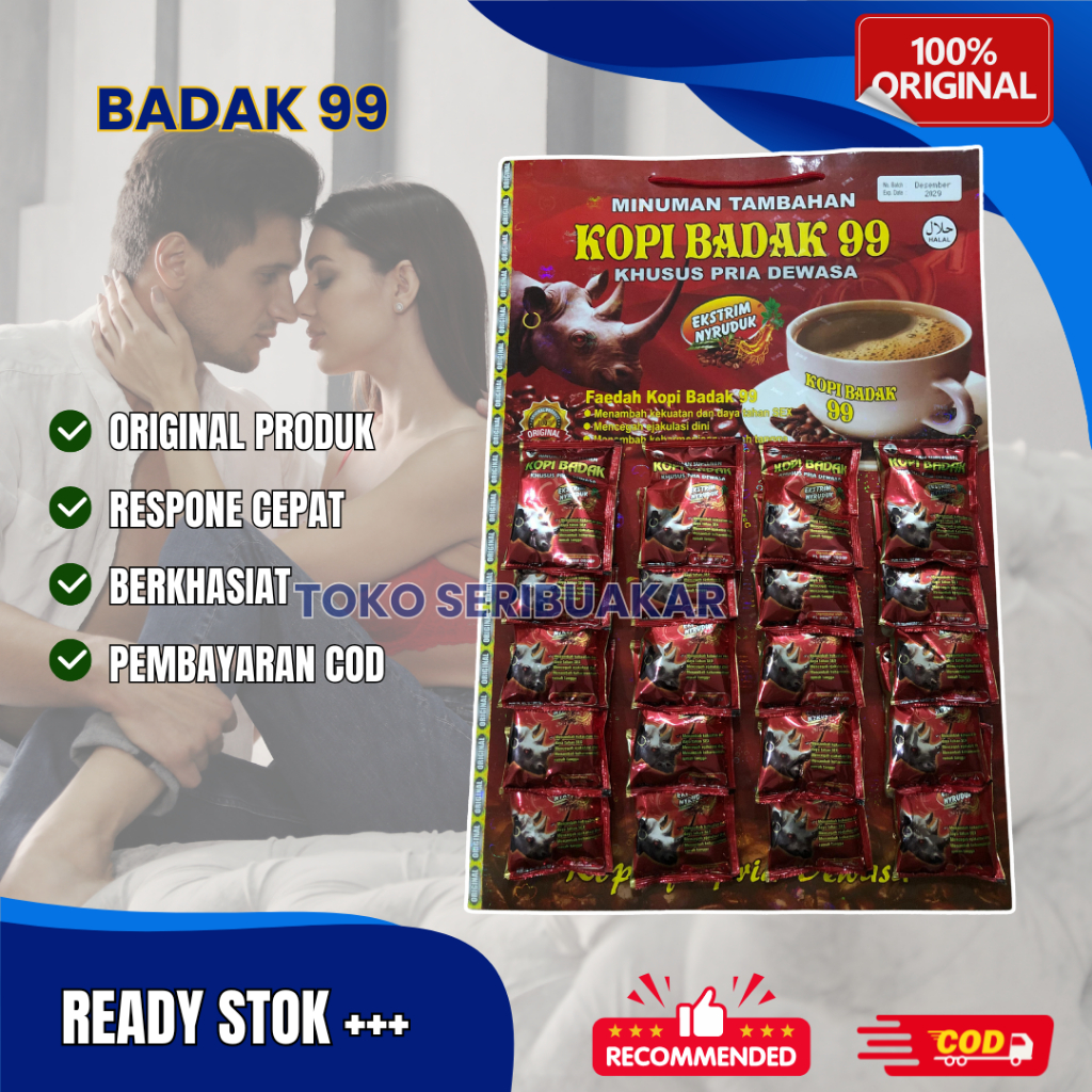 

KOPI SEDUH CAP BADAK 99 ORIGINAL 20 SACHET