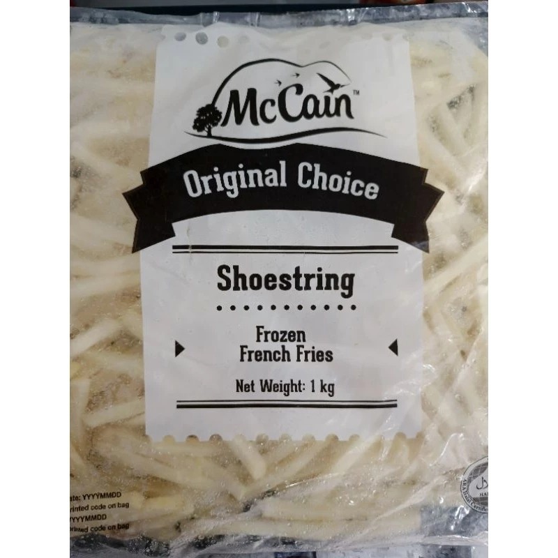 

McCain Kentang Goreng 1kg - Original Shoestring / Frozen French Fries Mc Cain - sameday/instant only