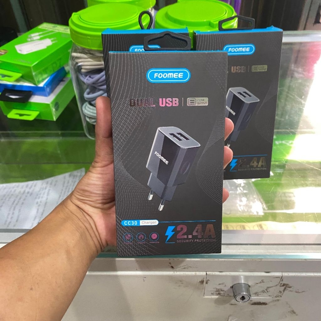 FOOMEE CC30 Batok Charger 2.4A security protection