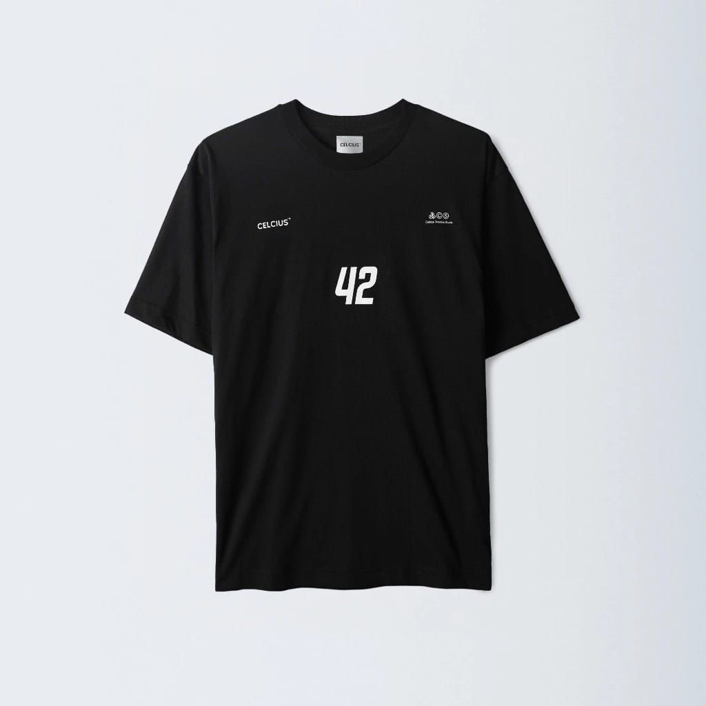 [COD] KAOS CELCIUS FORTWY TWO HITAM PRIA/WANITA