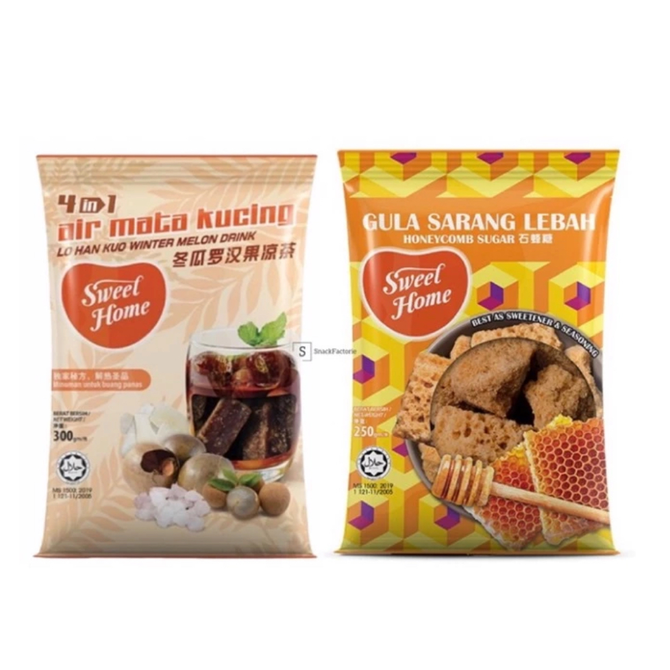 

Sweet Home Lo Han Kuo Winter Melon Drink 300g Honey Comb Sugar 250g