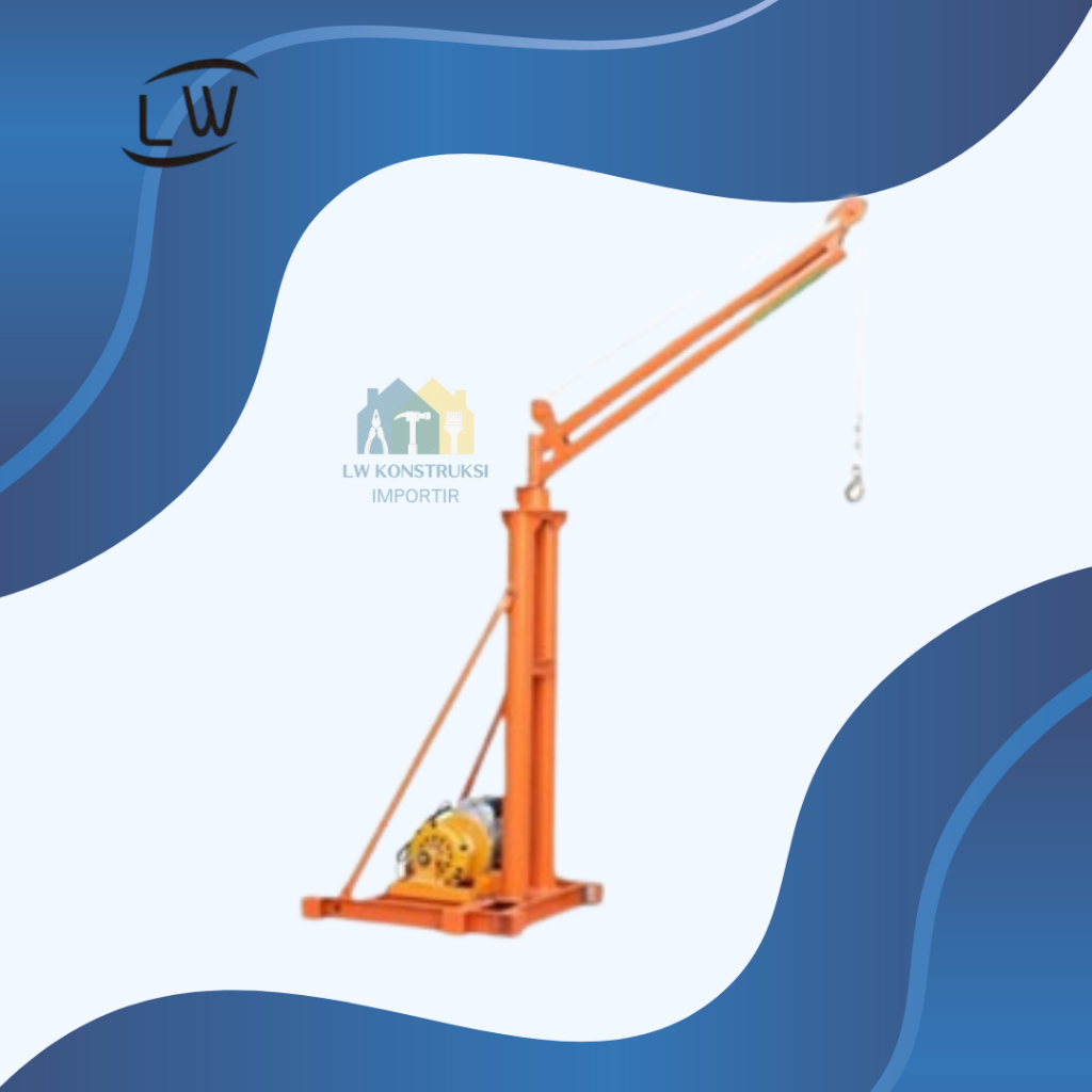 MINI CRANE / KATROL DEREK LISTRIK LIFTIN HOIST CRANE MINI PROYEK 500KG