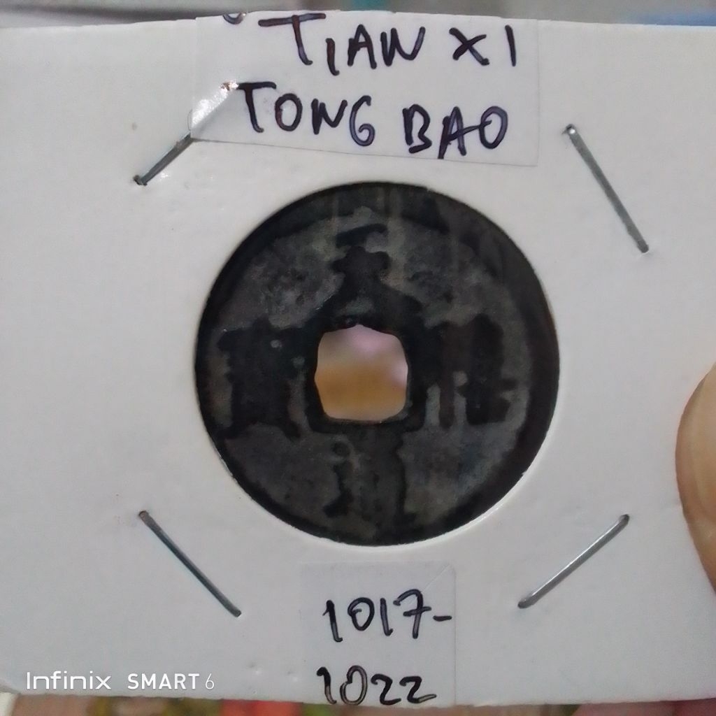 koleksi koin kepeng gobog kuno tian xi tong bao