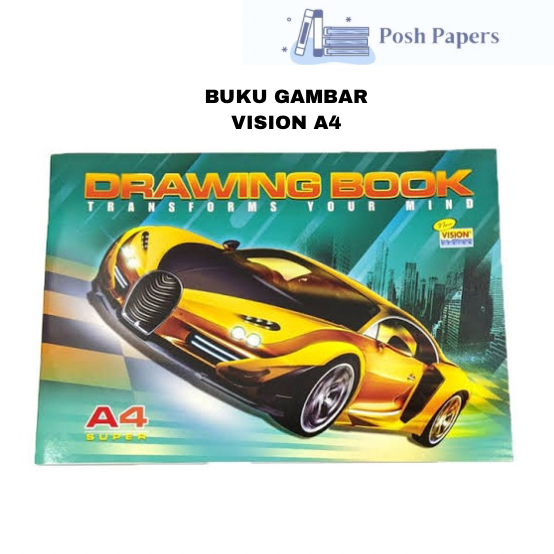 

BUKU GAMBAR VISION UKURAN A4 (1Pack isi 10)
