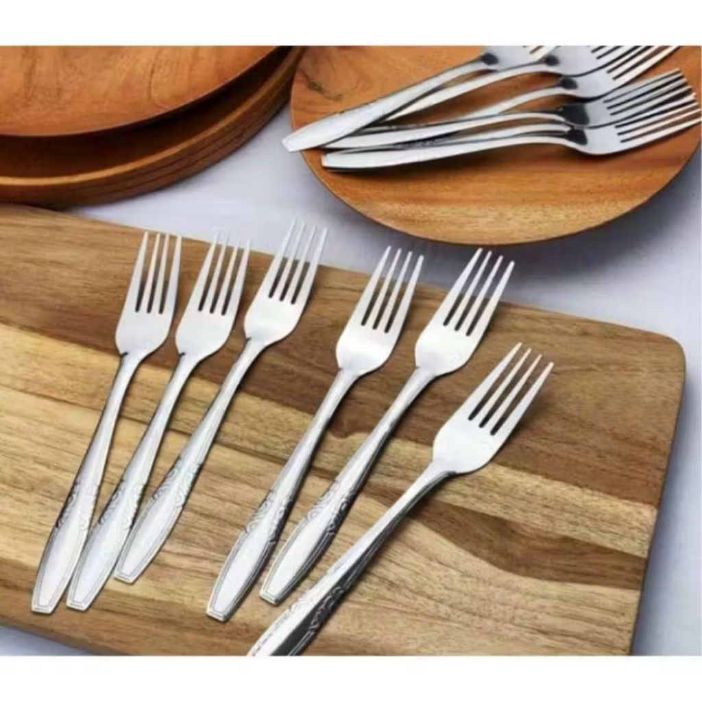 1 Lusin Garpu Makan Stainless