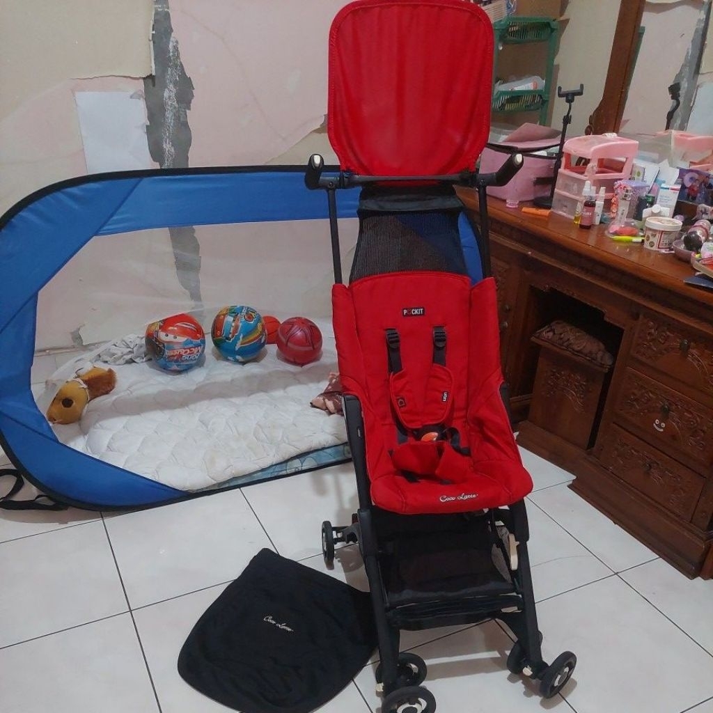 stroller cocolatte pockit gen 6 lengkap tas free alas stroller #nuna #bugaboo #joie #easywalker #bab