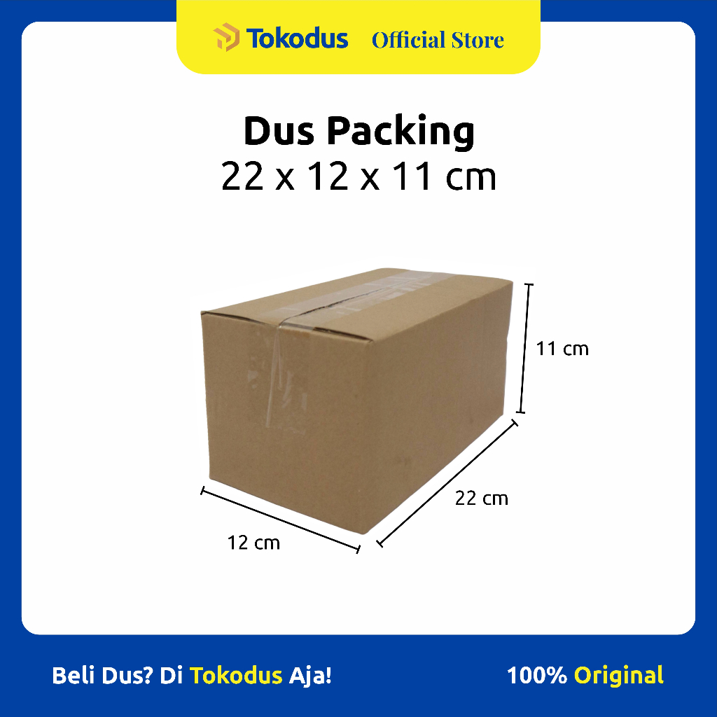 

Kardus Polos uk 22 x 12 x 11 cm | Kardus Packing | Kardus Murah | Dus Kemasan - Tokodus Katapang