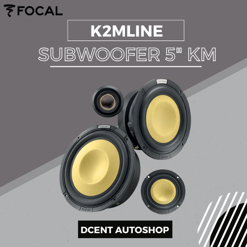 Subwoofer Focal - Subwoofer 5 KM - Subwoofer 145mm - Subwoofer Mobil - Audio Mobil - 100% Original