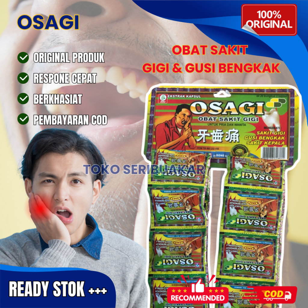

Osagi Hijau Kapsul Rencengan 20 Sachet (Kemasan Hijau)