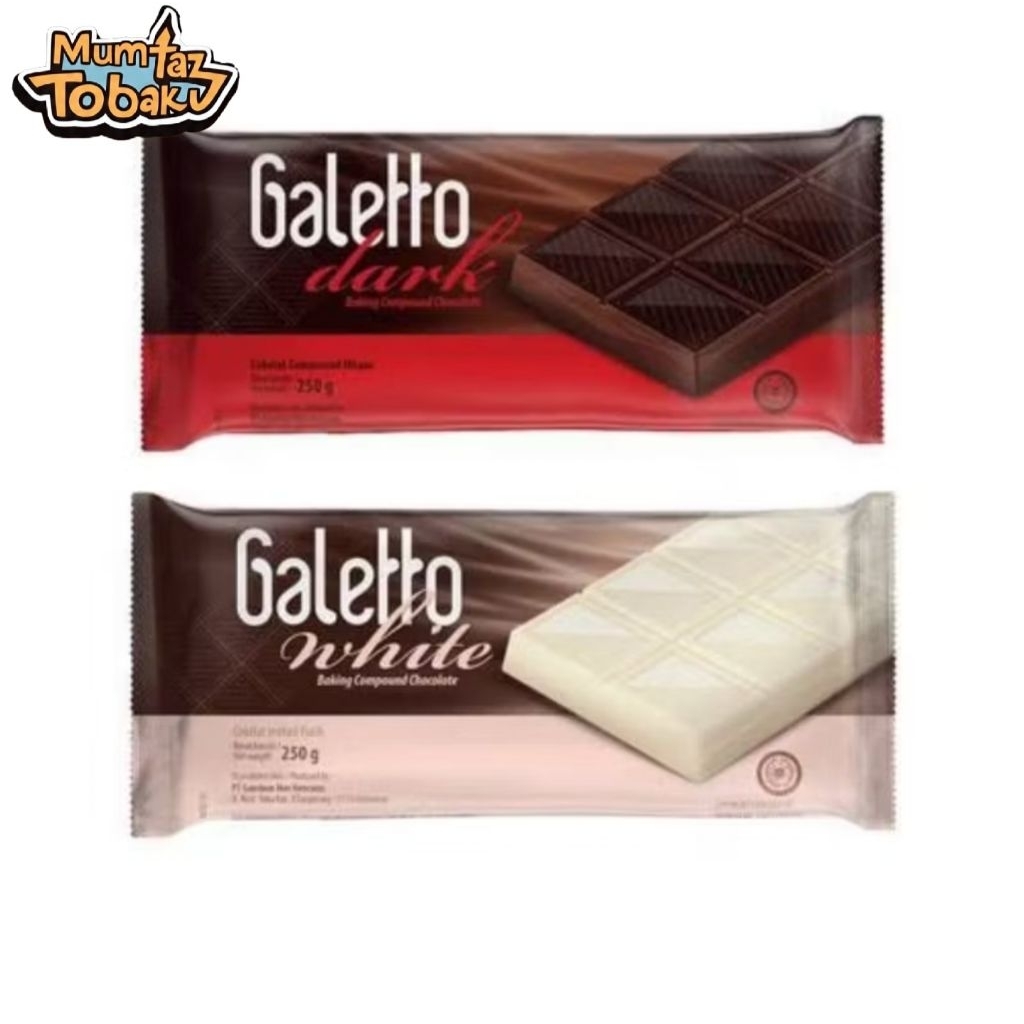 

Galetto Cokelat Dark & White 250 gram