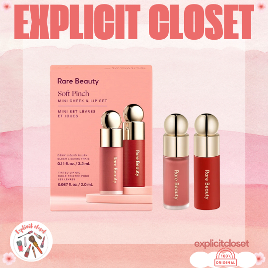 .explicitcloset.RARE BEAUTY Soft Pinch Mini Cheek & Lip Set