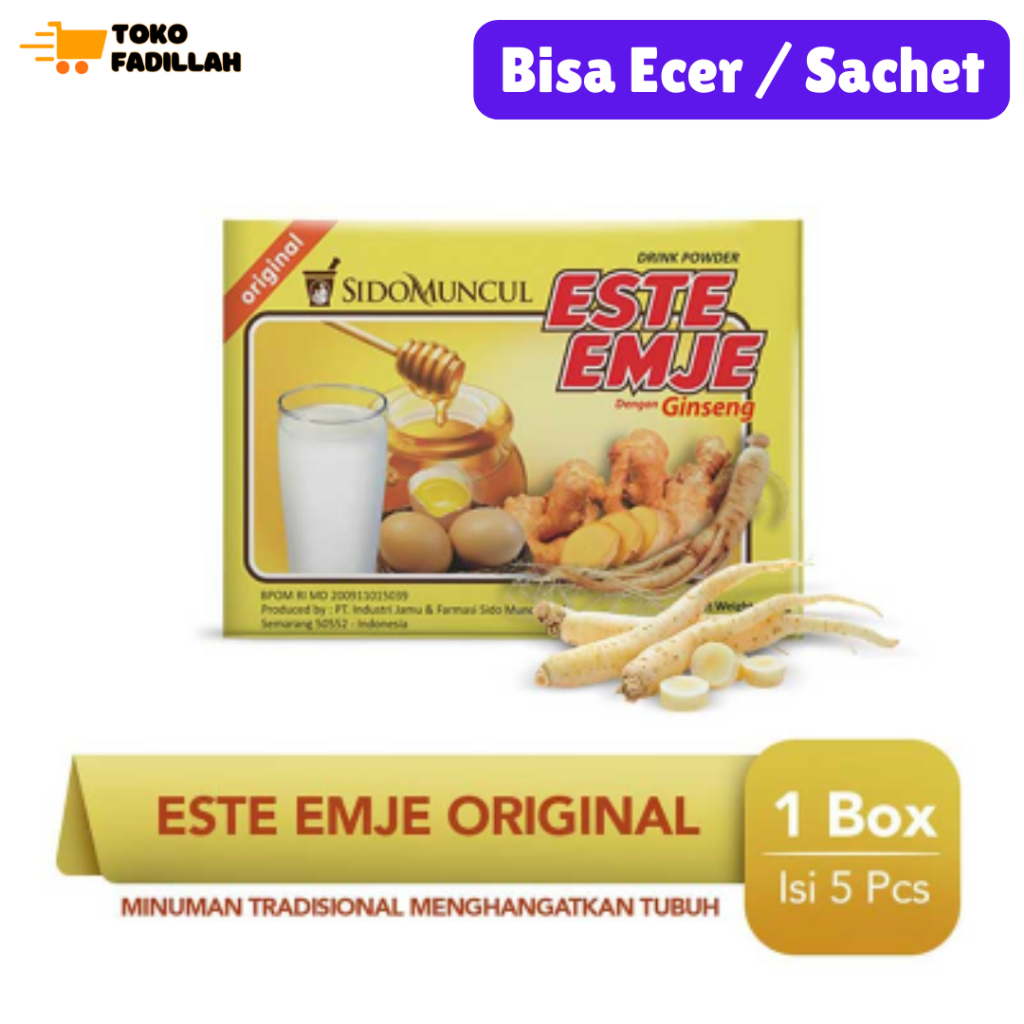 

STMJ ESTE EMJE Susu 1 Box isi 5 Sachet @30 gr - Sido Muncul