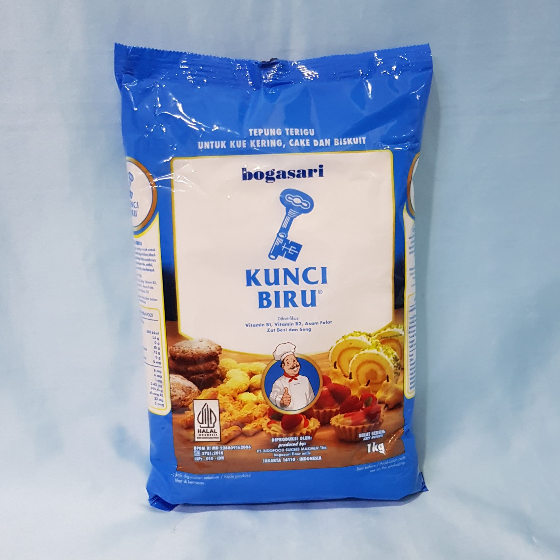

Bogasari Tepung Terigu Kunci Biru 1kg