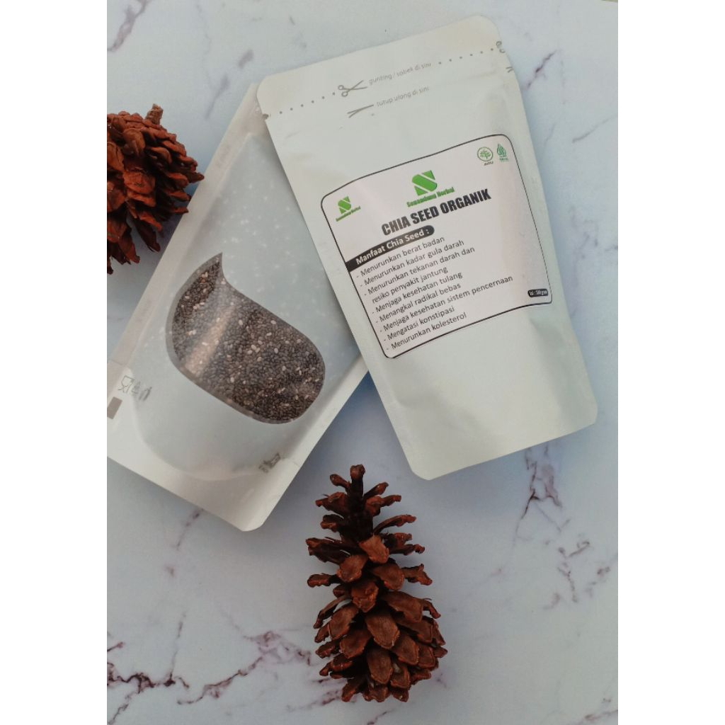 

Senandung herbal | Chia seed Organik 100gr