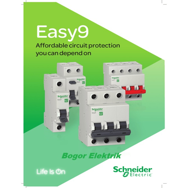 MCB Schneider Easy9  EZ 1Phase 6A 10A 16A 20A 25A 32A Original SNI
