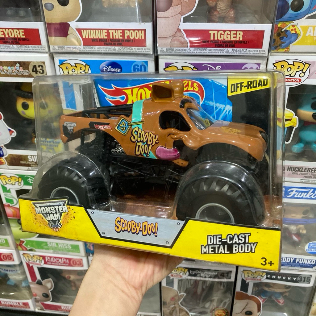Hotwheels 1:24 monster jam scooby doo hot wheels