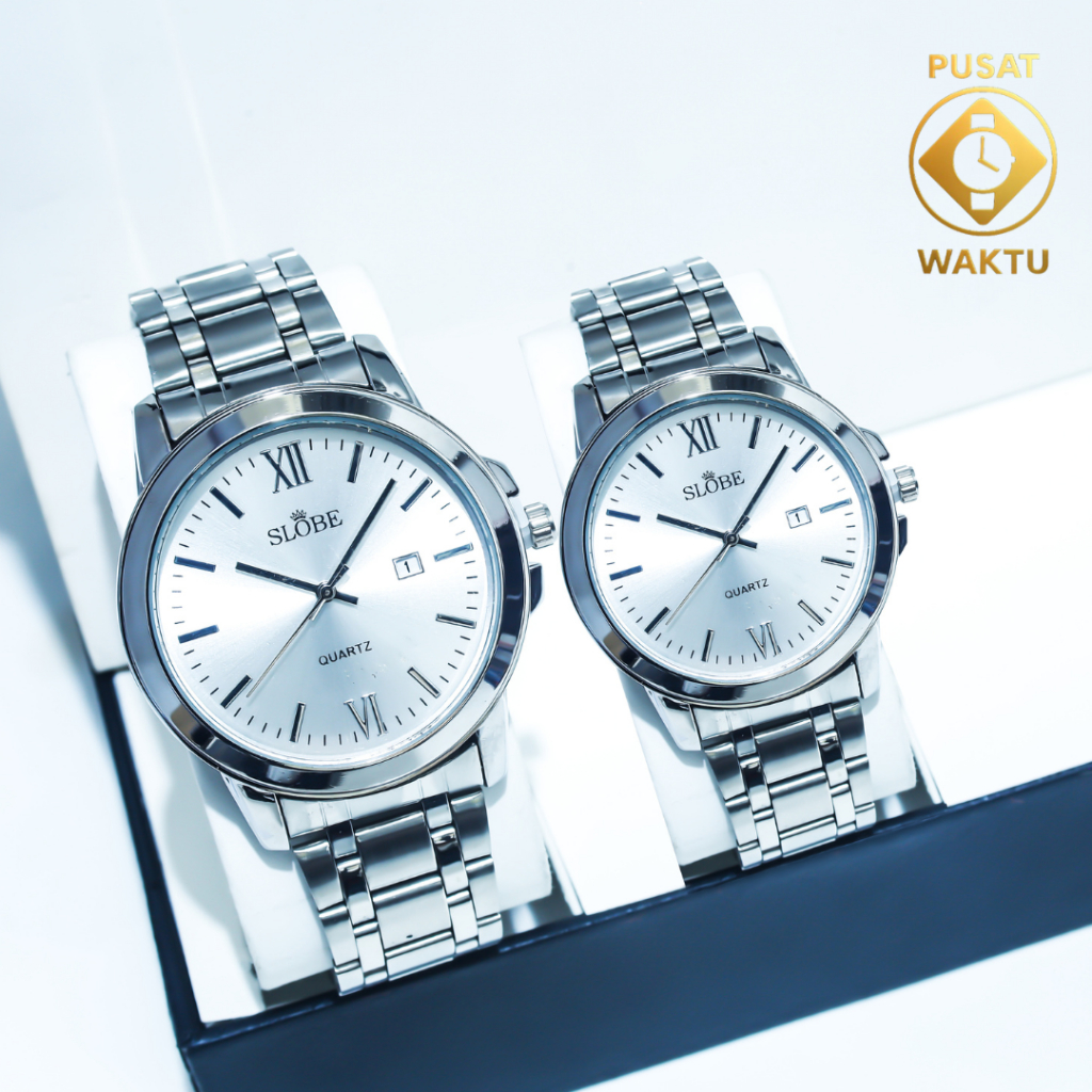 Jam Tangan Couple Pasangan Original Slobe Fashion Couple Watch CP4