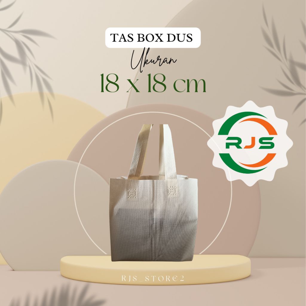 

(Isi 12 pcs) Lusinan Tas Box 18x18 Tas Box Dus Pres Tas Box Tas Hajatan Tas Thinwall