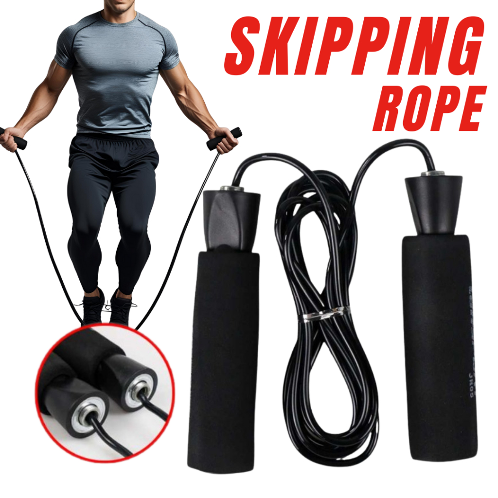 Tali Skipping Speed Jump Rope - Bearing Anti Slip | Skipping Olahraga Lompat Tali Cepat Stabil