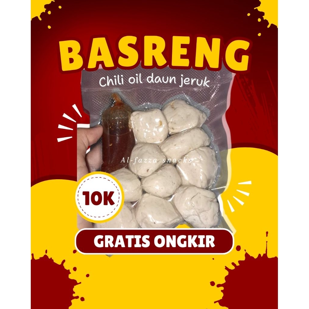 

Basreng mentah chili oil isi 12 termurah [cemilan frozen]