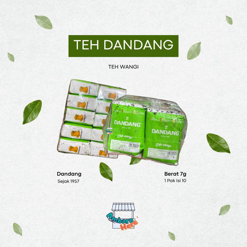 

GROSIR Teh dandang | 1 pak isi 10