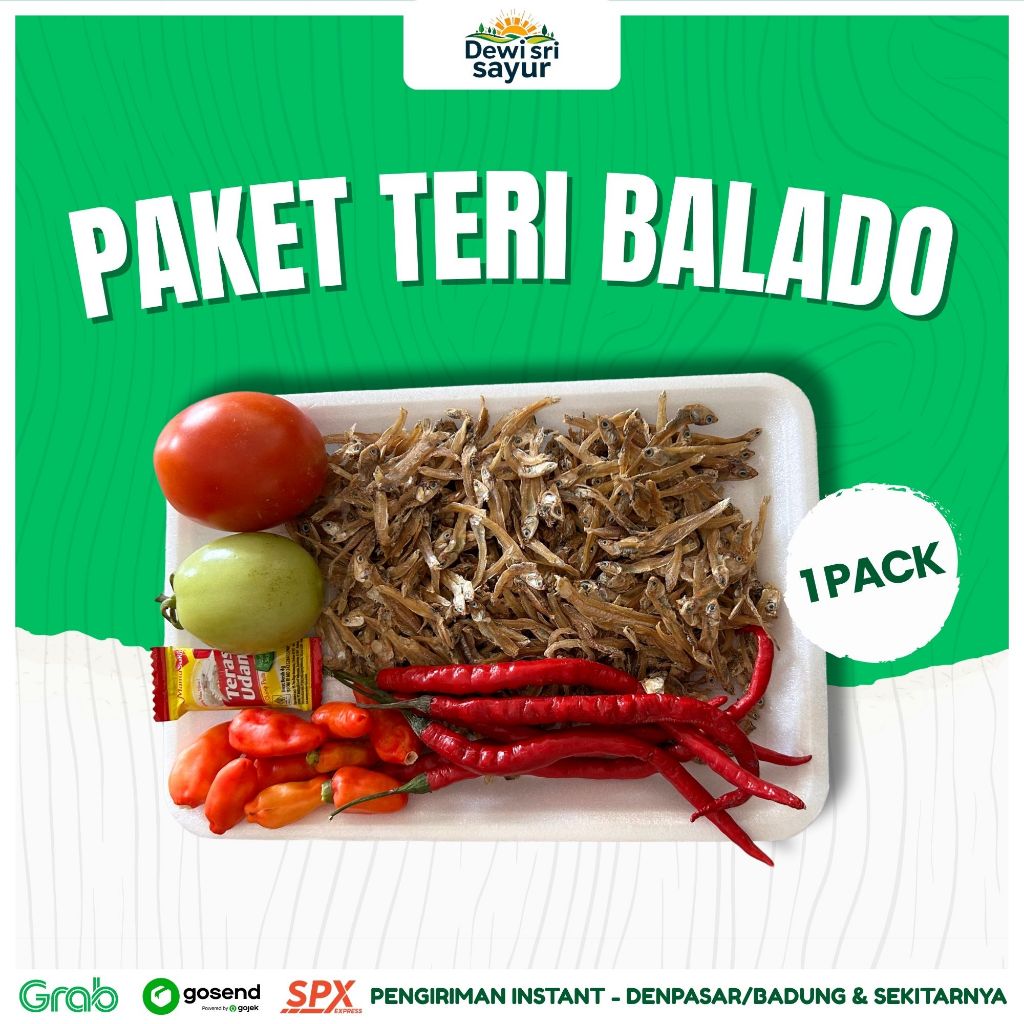

Paket Teri Balado 1 Pack – Dewi Sri Sayur