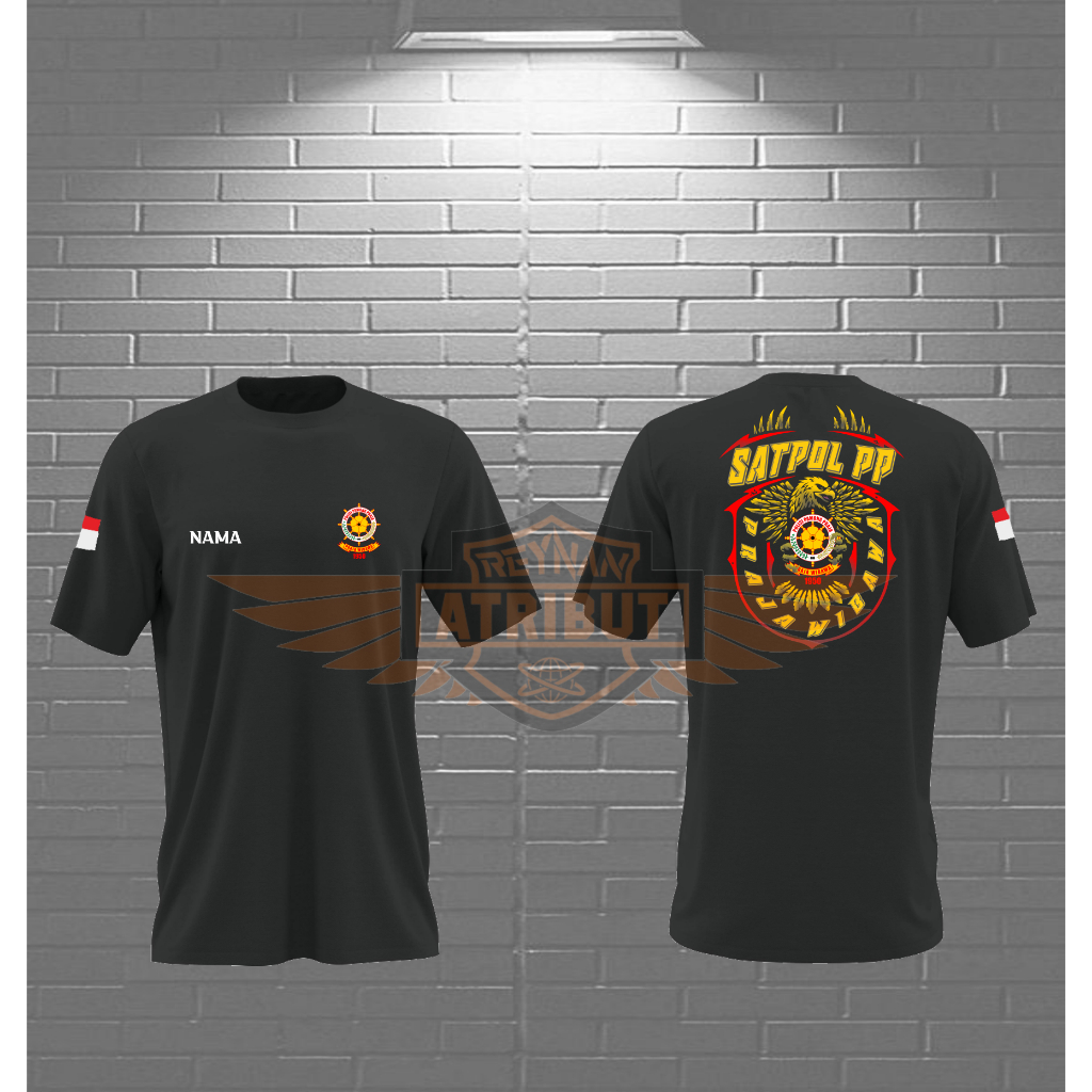 Kaos Lengan Pendek Satpol PP Satuan Polisi Pamong Praja