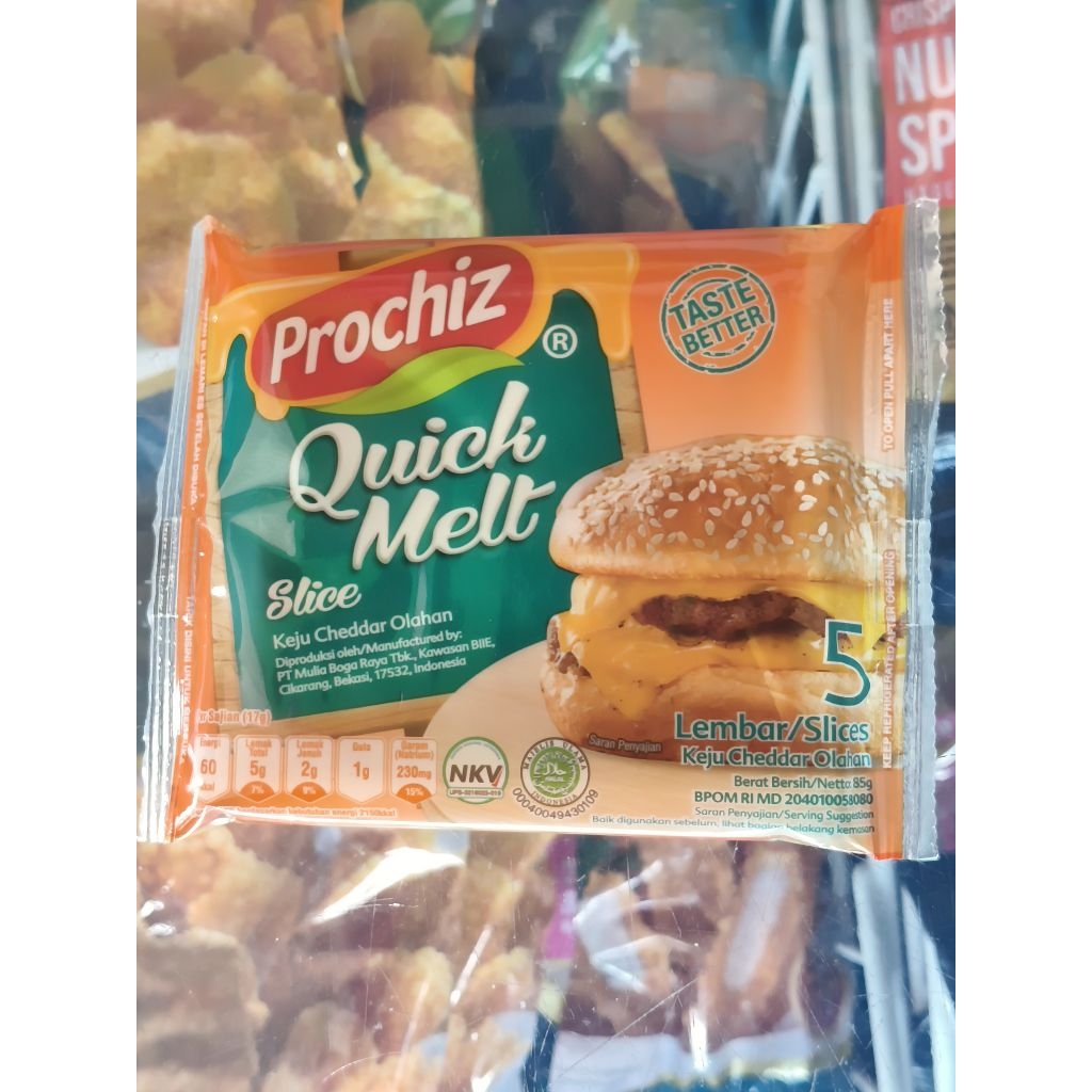 

Prochiz Slices Quick Melt – 5 Lembar (85gr)