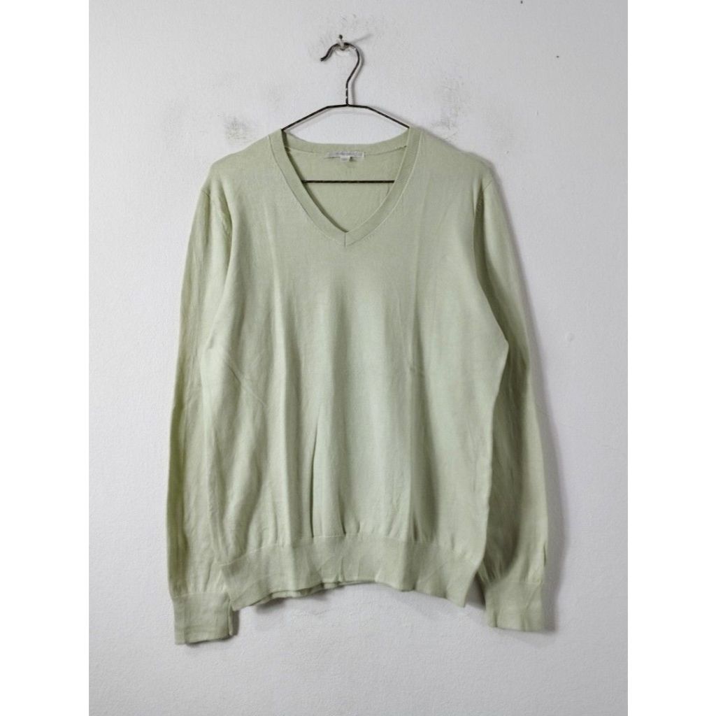 Knitwear cewek xl hijau muda