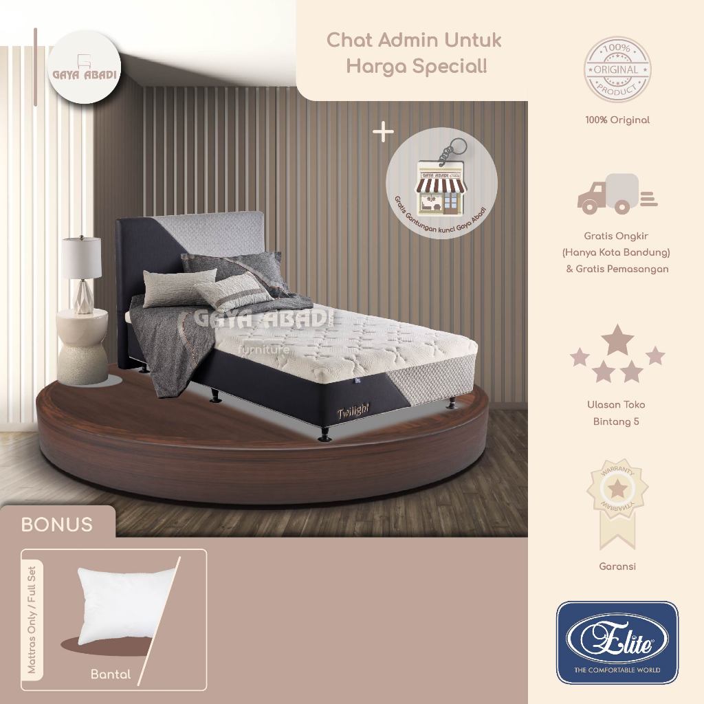 Springbed Elite Twilight / Kasur Elite Twilight -Elite Springbed