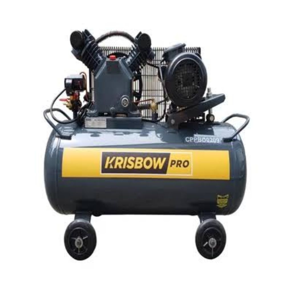 Kompresor Angin Krisbow & Impact Driver Tekiro + 2 Baterai