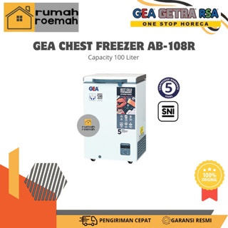 GEA CHEST FREEZER AB-108R/FREEZER BOX GEA KAPASITAS 100L/FREEZER BOX GEA