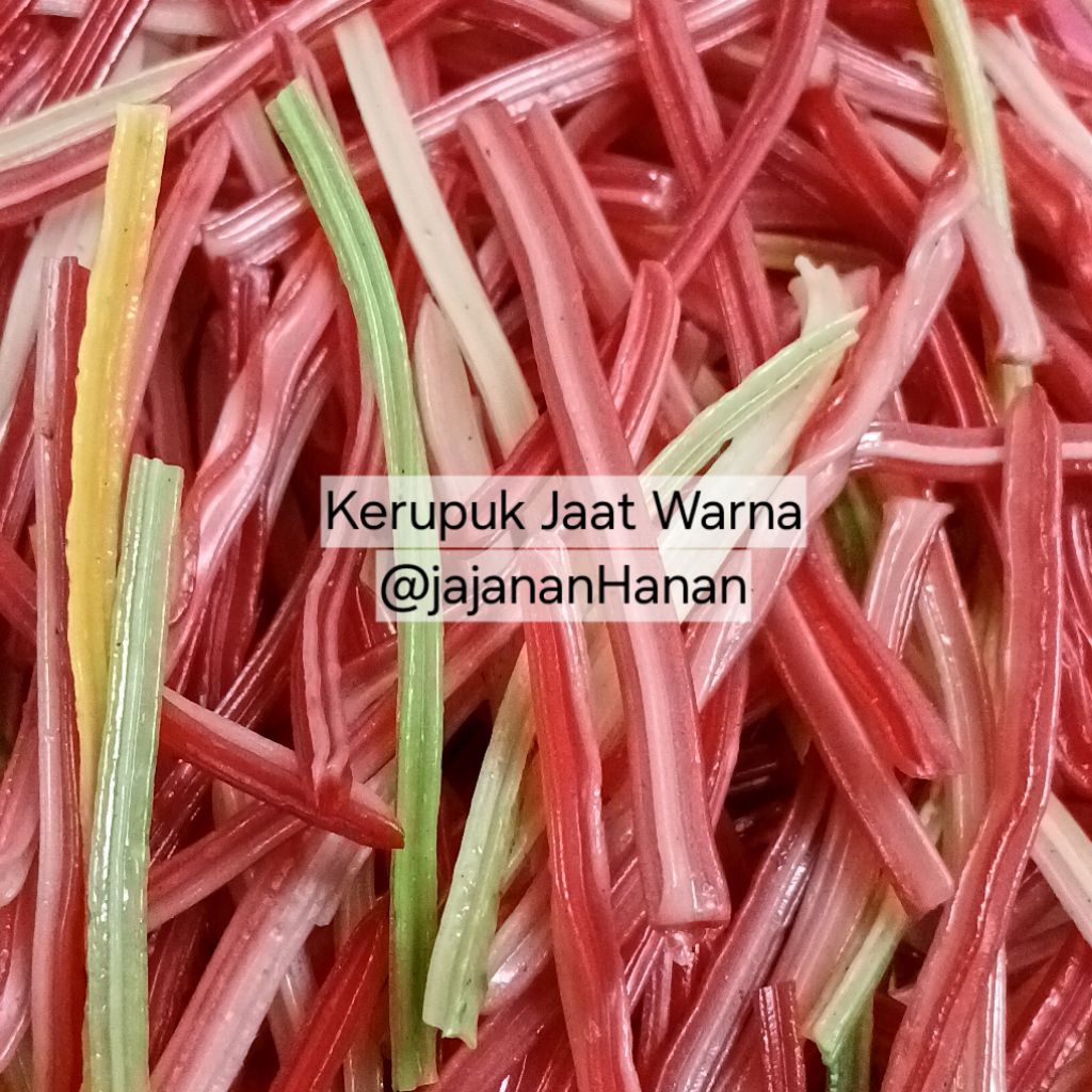 

1KG.KERUPUK MENTAH KERUP JAAT WARNA