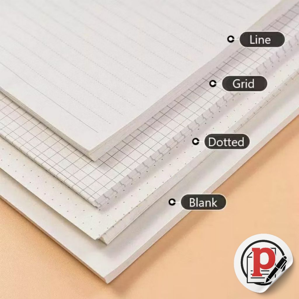 

Loose leaf A5 isi binder kertas file A5 20 ring 50 lembar