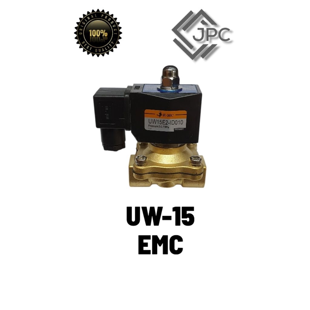 Solenoid Valve 2WAY EMC UW-15 EMC Pneumatic Valve 2Way 1/2" inch