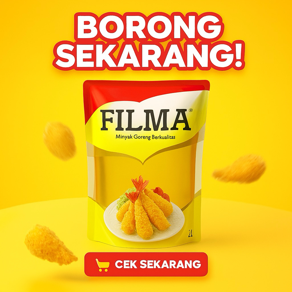 

FILMA Minyak Goreng 2 Liter - Pouch Praktis & Hemat!