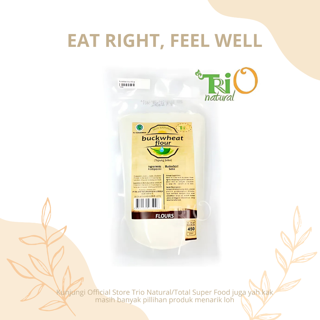 

TRIO NATURAL Buckwheat Flour / Tepung Buckwheat