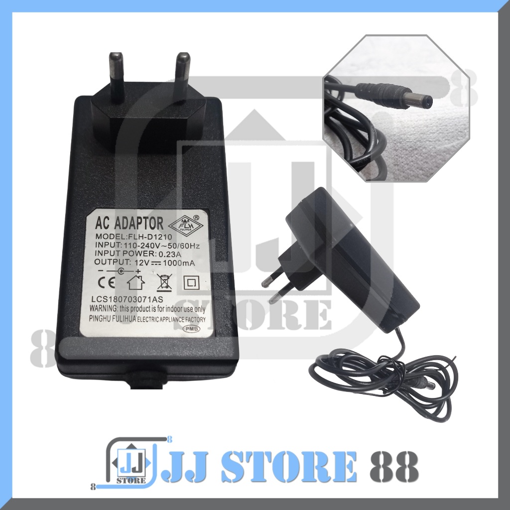ADAPTOR CHARGER / ADAPTOR AC 12V 1A
