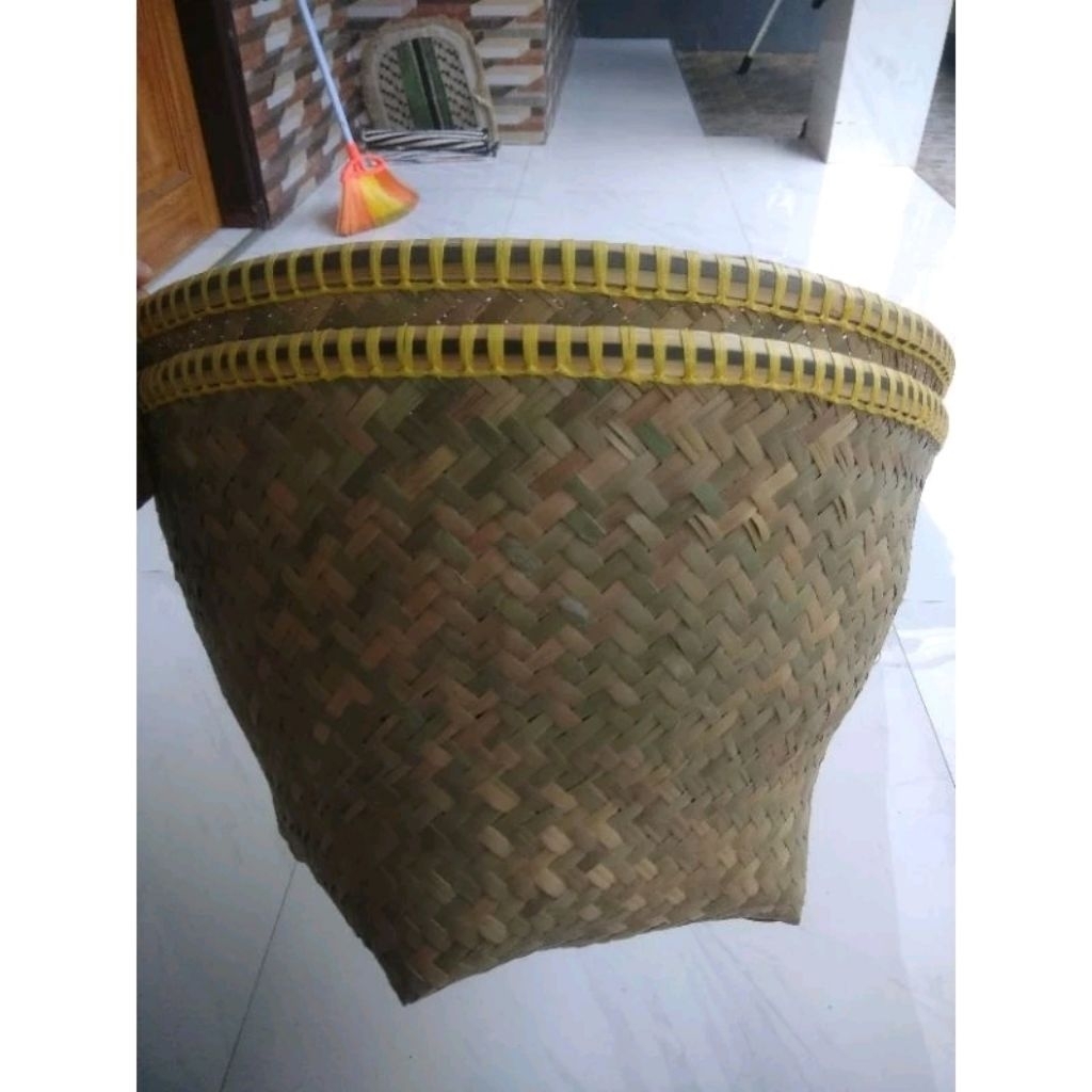Cepon Bambu - Wadah Nasi Dari Bambu - Bakul Nasi Bambu Diameter 42 cm