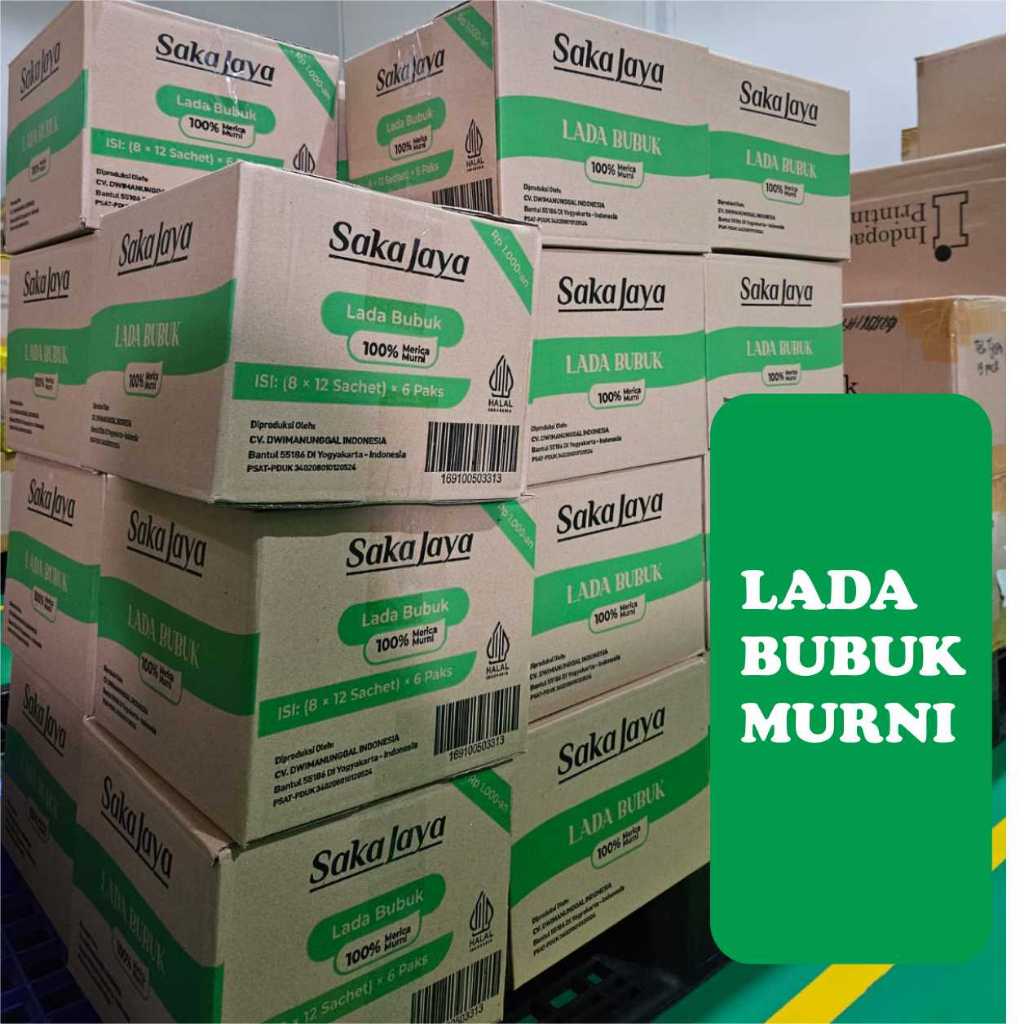 

Lada Bubuk Sachet 3g | Lada Hitam Putih Bubuk / Butiran Murni Asli 100% Isi Banyak