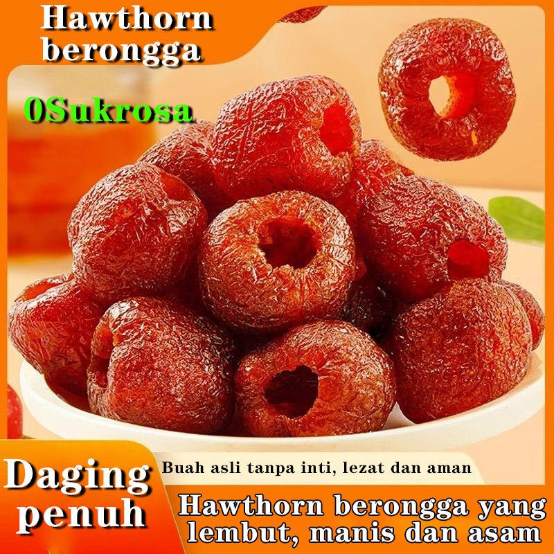 

✨Beli 2 gratis 2✨Buah hawthorn kering halal/camilan buah kering asam manis/camilan buah kering 0 sukrosa/hawthorn kering alami/hawthorn kering yang dapat dikonsumsi oleh orang dewasa dan anak-anak/camilan sehat