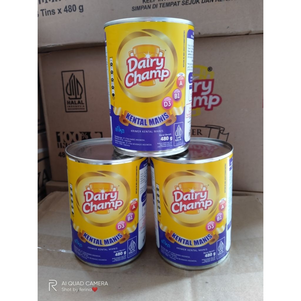 

Susu Kaleng Dairy Champ 480gr