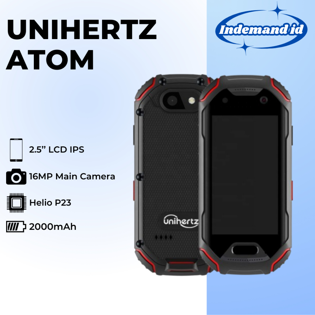 Unihertz Atom 4G Rugged Smartphone Octa Core Cellphones
