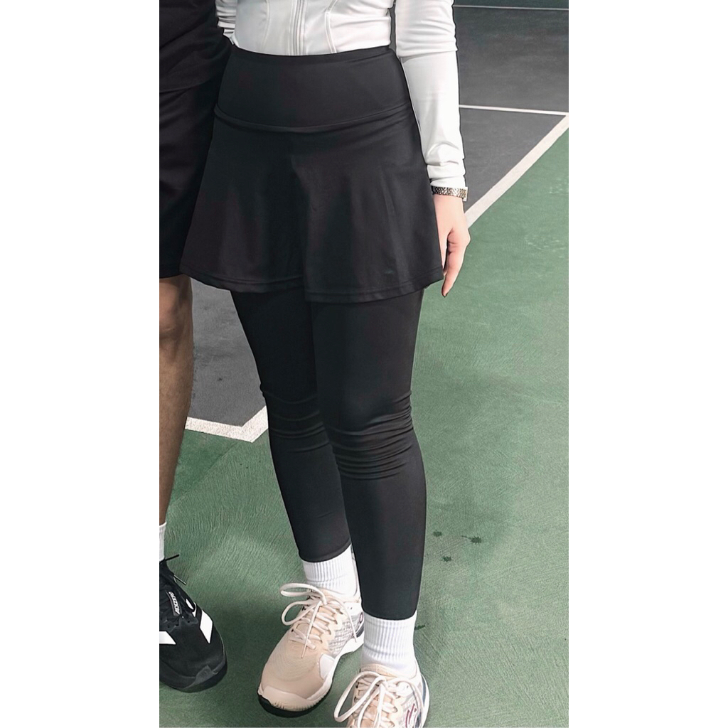 Preloved Rok Legging Celana Sport Olahraga Tennis Badminton Padel Wanita Hijab | Bahan Spandex Tebal