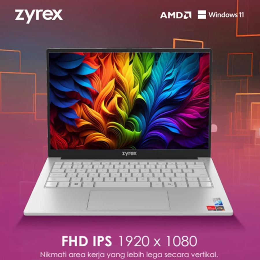 ZYREX D-TECH PRO V1 RYZEN 5 6600H RAM 16GB SSD 512GB WINDOWS 11 FHD IPS