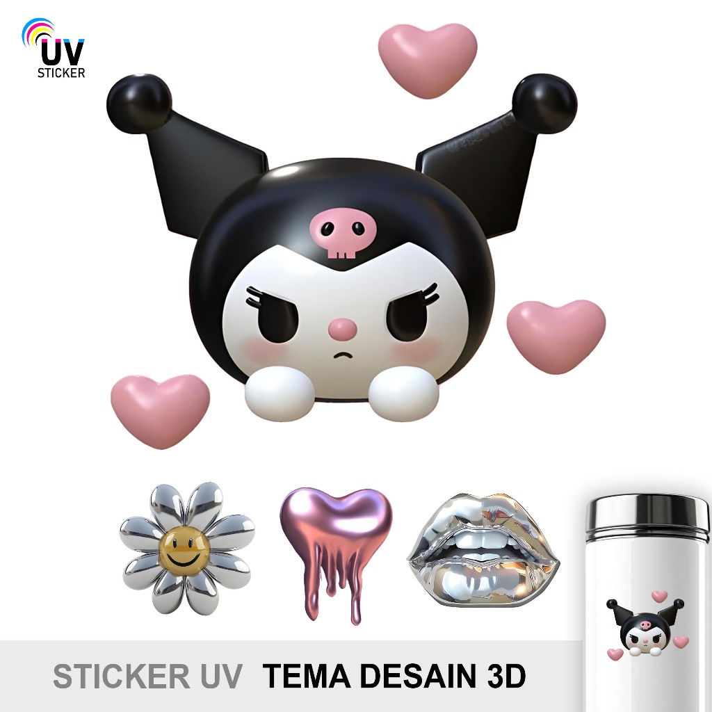 

STIKER UV - TEMA 3D DESAIN | STICKER UV, STICKER MOTOR, STICKER MOBIL, STICKER HELM, STICKER TUMBLER, STICKER 3D, STICKER UV DTF BY UVSticker