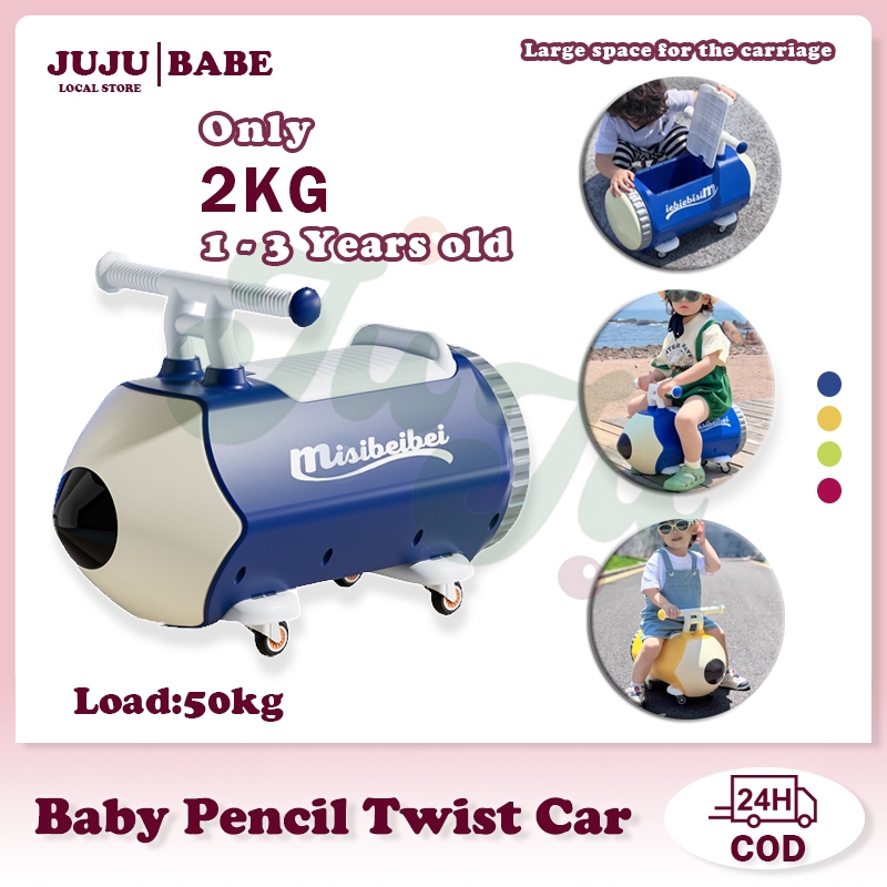 Baby Twist Car Yoyo CAR Mainan Anak Sepeda Balance bike Mobil AyunSesuai Bayi 1-3 Tahun Mobil  Denga