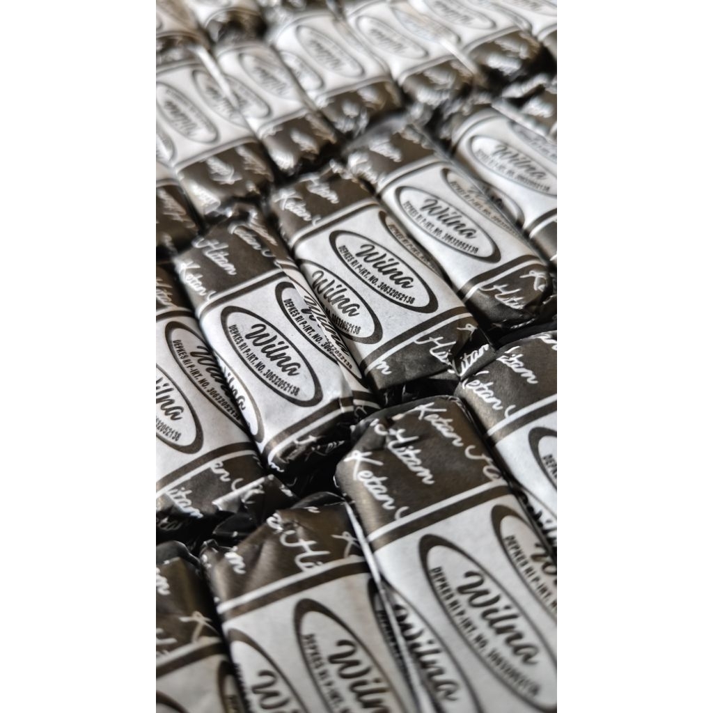 

Dodol Wilna, Ketan hitam kemasan 500-1000 Triwandi snack